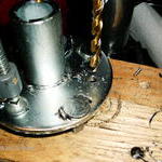 Drilling with titanium bit