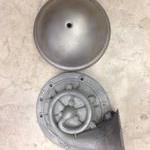 Horns after bead blasting