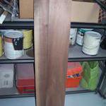 Steering wheel in the rough top and bottom