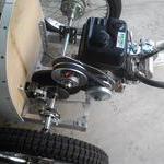 Engine location is compact and low Weight down ce