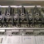 Dolomite Sprint head showing exhaust rockers