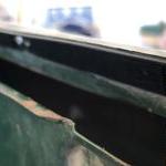 drilled out the rivets and installed the new scrap