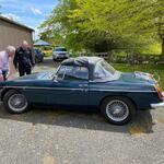 The inspection and transport of Bluey to her new