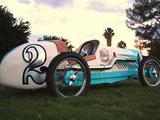 1930 CycleKart Speedway Racer Turquoise Cream Tom Ruth