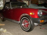 1976 MG Midget Maroon Jim Freeman