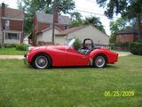 1959 Triumph TR3A Signal Red Rich Hahn