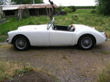 1960 MG MGA 1600 White On Black Russell Smith