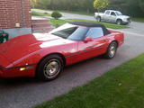 1986 Chevrolet Corvette Red Dave Ertel