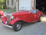 1952 MG TD Red Tim Smith