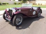 1949 MG TC Burgundy steve Kupferman