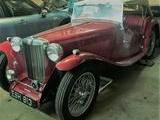 1947 MG TC Red Guy Youman