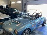 1967 MG MGB Racecar Blue Jeff BARBEAU