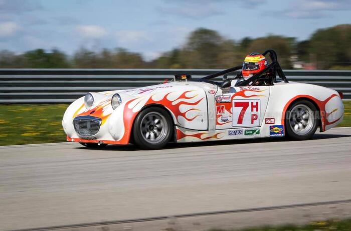 1963 Austin Healey Sprite White red Erick Zanner