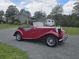 1952 MG TD Red Jim Cimino
